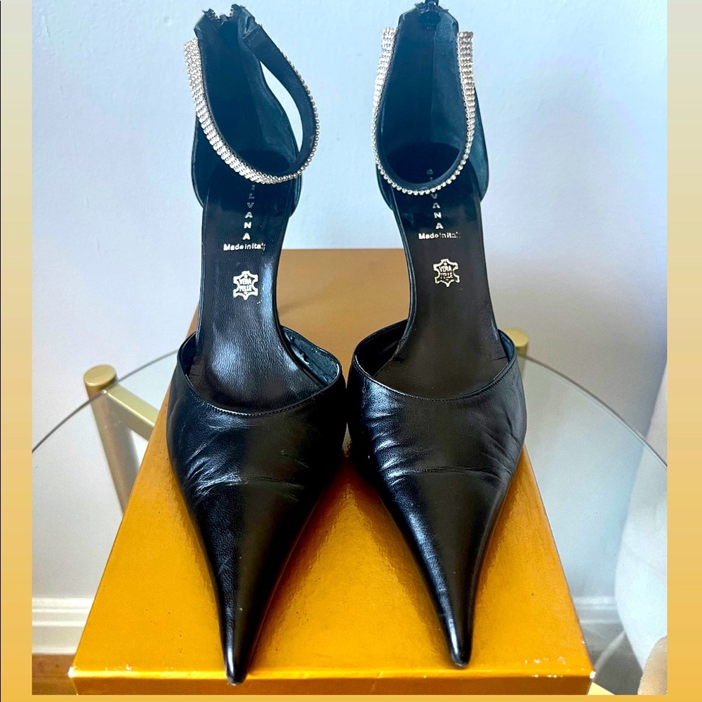 🇮🇹 MADE IN ITALY🇮🇹 Swarovski strap pumps